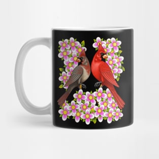 Red Cardinal dogwood flower North Carolina Virginia Mug